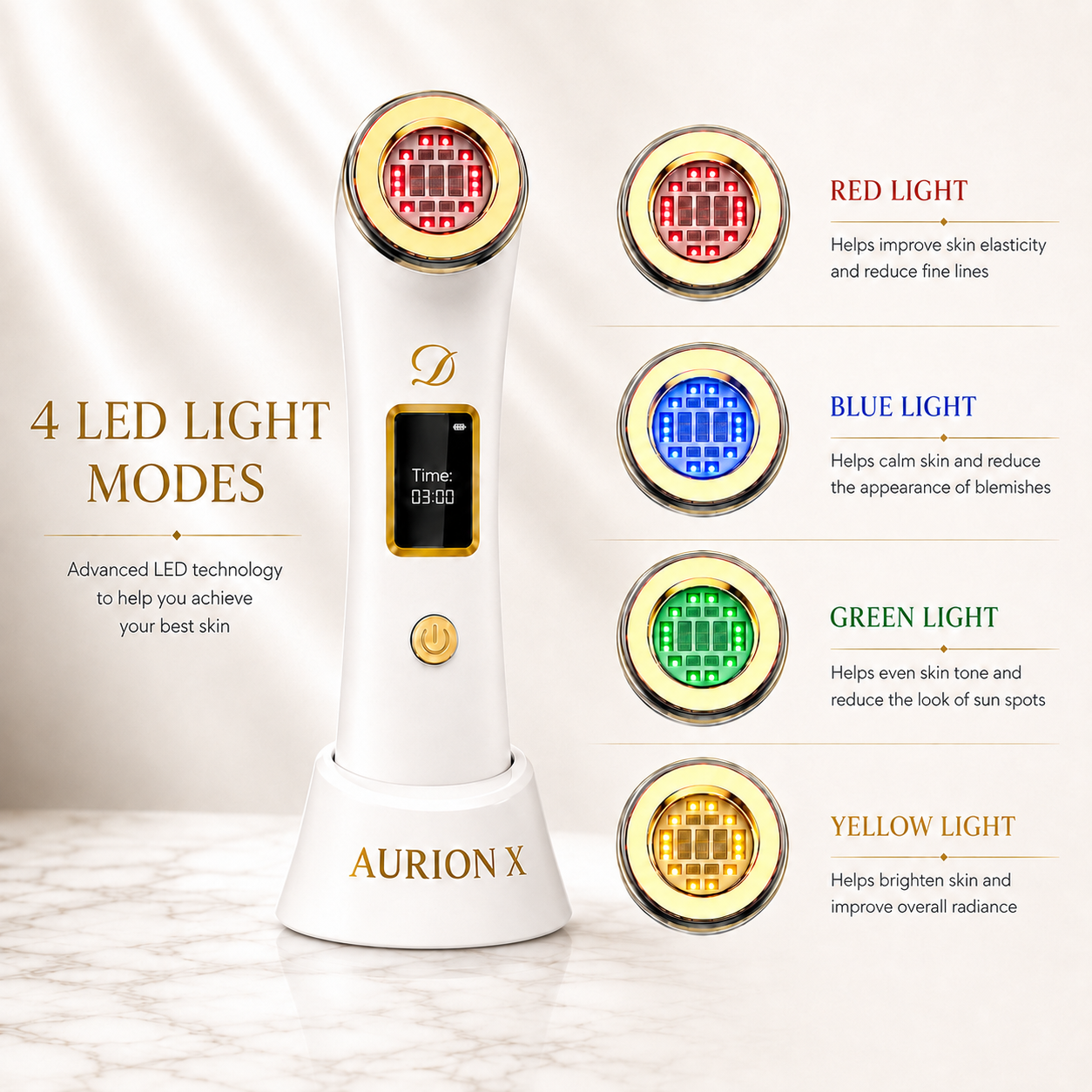 Image of Aurion X LED Skin Rejuvenation Device