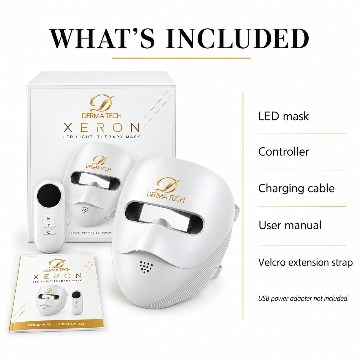 XERON LED Light Therapy Mask – Derma Tech Skin